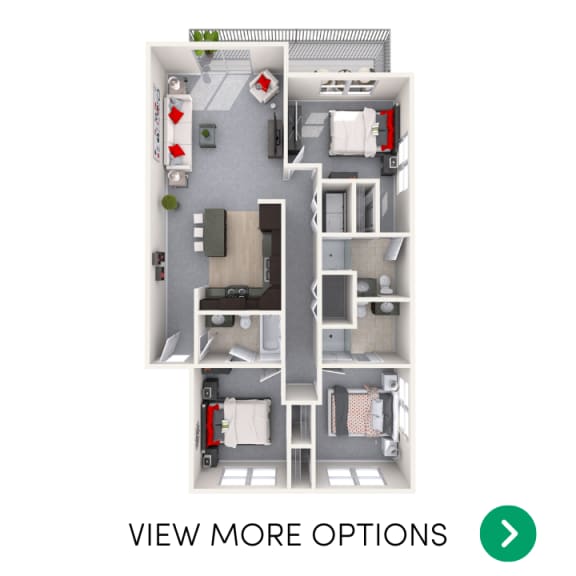 Floor Plans of Waterbury Place in Okemos, MI